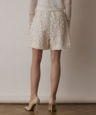 GRACE CONTINENTAL カットジャガードショートパンツ キナリ