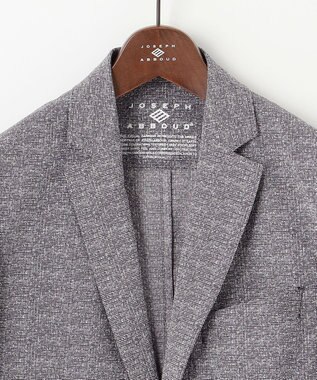 JOSEPH ABBOUD MOUNTAIN 夏の多機能ジャケット【WEB限定・洗える・ストレッチ・防シワ・速乾】2WAYストレッチサッカー ジャケット ライトグレー系