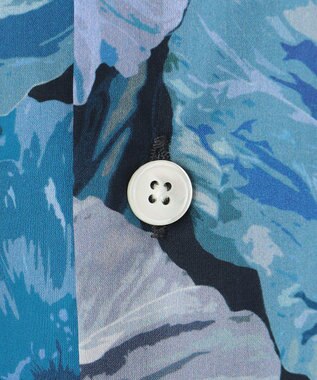 JOSEPH HOMME 【LIBERTY】 フラワープリント　レギュラーカラーシャツ ブルー系3