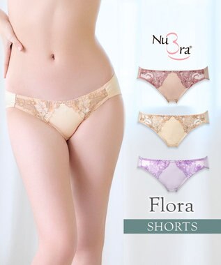 BRADELIS New York 【NuBra】フローラ ショーツ デザインヌーブラ ピーチ