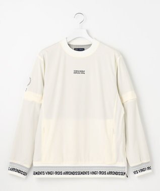 23区GOLF 【MEN】【袖取り外し可】２ＷＡＹプルオーバー ホワイト系