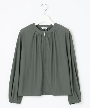 J.PRESS LADIES S シアー ブルゾン グレー系