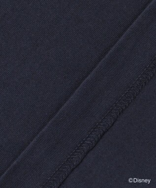 J.PRESS MEN 【DISNEY COLLECTION】【UNISEX】クレイジーパターンワンポイント Tシャツ / ミッキーマウス ネイビー系