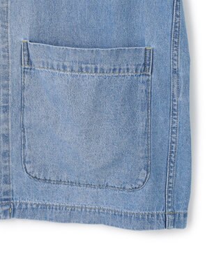 J.PRESS YORK STREET 【UNISEX】ライトオンス デニムカバーオール ダルブルー系
