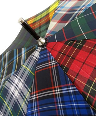 +RING UNISEX プラスリング 長傘 CHK T972 マルチカラー