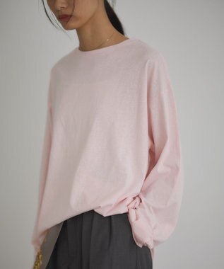 CRAFT STANDARD BOUTIQUE オーバーサイズロンＴｅｅ Pink