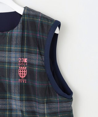 23区GOLF 【WOMEN】マルチウェイ ブルゾン＆リバーシブルベスト セットアイテム　気温の変化に対応 ネイビー系