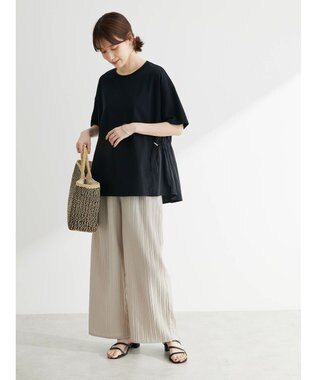 Green Parks 脇ドロストドッキングプルオーバー Black