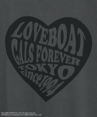 Green Parks ■ＬＯＶＥＢＯＡＴ　ハートロゴｐｔビッグＴＥＥ Charcoal Gray