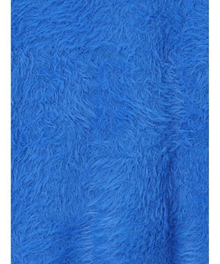 Te chichi シャギーVネックカーディガン ブルー