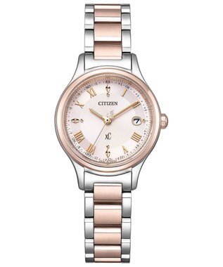 CITIZEN 【xC】北川景子 広告着用モデル エコ・ドライブ電波時計 サクラピンク 軽量 サクラ色