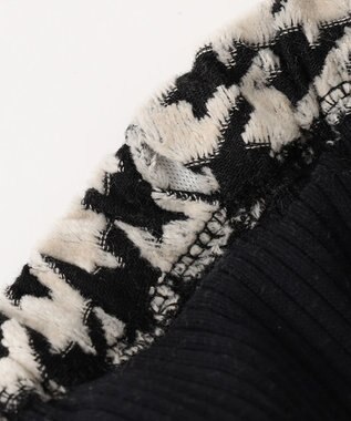 ANY KIDS 千鳥格子柄スカッツ ブラック