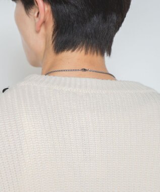 WEGO ハンドステッチプルオーバー ホワイトアイボリー