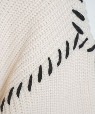 WEGO ハンドステッチプルオーバー ホワイトアイボリー