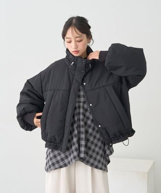 earth music&ecology モンスターコート Black