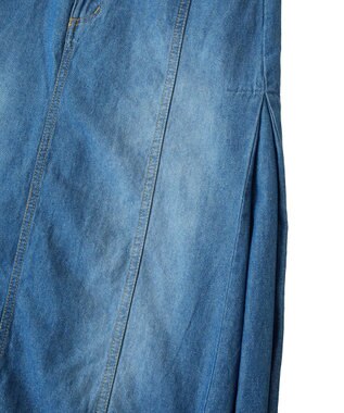 Green Parks ライトデニムサイドタックスカート Indigo