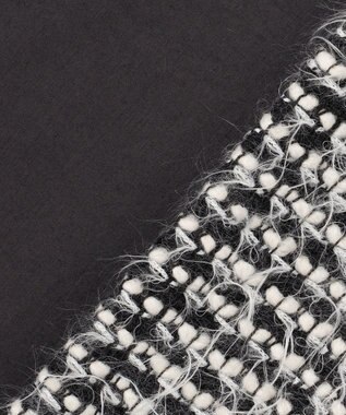 ICB フェザーツイード ベスト オフホワイト×ブラック系