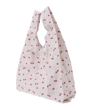 Maison de FLEUR チェリープリントエコバッグ Grayish Pink