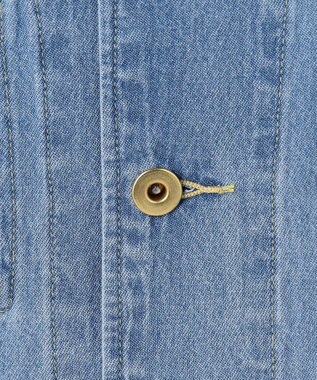 J.PRESS YORK STREET 【UNISEX】ライトオンス デニムカバーオール ダルブルー系