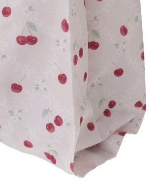 Maison de FLEUR チェリープリントエコバッグ Grayish Pink