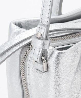 BEIGE， 【一部店舗限定】MARY AL TERNA /  RIKYU レザーショルダーバック Silver