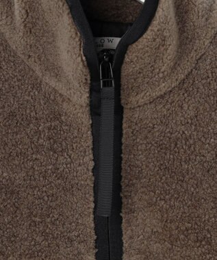 23区 L 【SLOW/一部店舗限定】エコファー ブルゾン ブラウン系