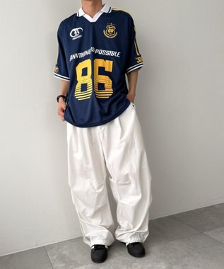 WEGO ナンバリングサッカーT（SS） ネイビー