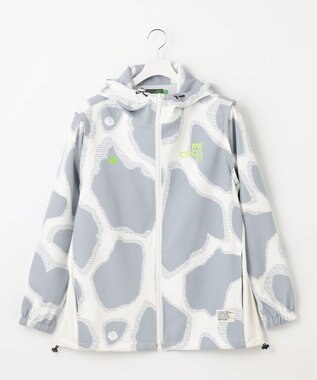 PW CIRCULUS 【袖2WAY】【MEN】プリント デタッチャブル アノラック ライトグレー系5