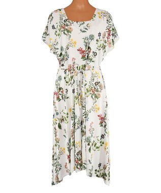 San-ai Resort（三愛水着楽園） ショルダードレス３点セット　9M・11L　【Coral veil（コーラルヴェール）】 ホワイト