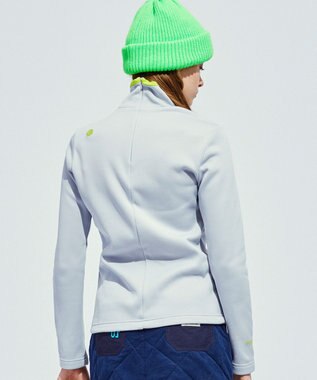 PW CIRCULUS 【あったか裏地/防寒】【WOMEN】モックネックカットソー ライトグレー系