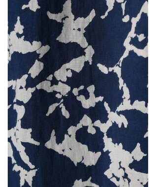 CRAFT STANDARD BOUTIQUE インド綿総柄イージーパンツ Navy