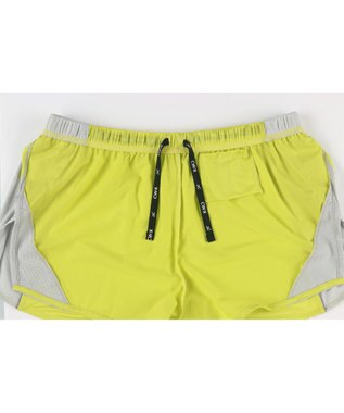 CW-X 【UNISEX】 CW-X ランニングボトムス メッシュ素材 風通りがよい スポーツウェア 2分丈 ユニセックス DHR362 /ワコール イエロー
