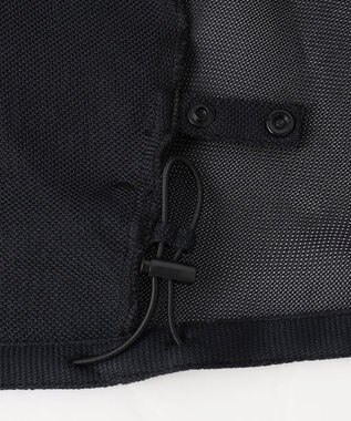 ANY L メッシュブルゾン ブラック