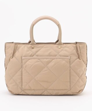 J.PRESS LADIES 【2way】ボンディングキルト トート バッグ 【WEB限定】ベージュ系