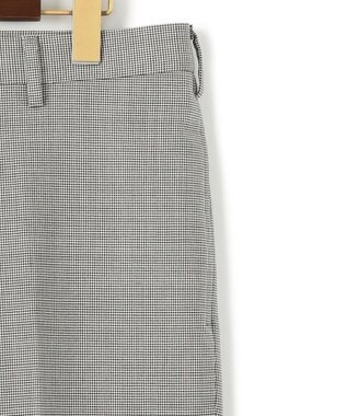 J.PRESS MEN 【KING SIZE】ハウンドトゥース パワーストレッチウール スラックス ブラック系8