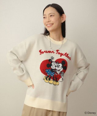 Green Parks ミッキー＆フレンズ／ジャガードニットプルオーバー