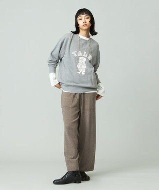 J.PRESS YORK STREET 【UNISEX】YALEブルドック裏毛スウェット ライトグレー系