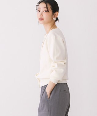 AMERICAN HOLIC クルーネックニットカーディガン Ivory