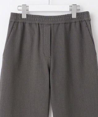 J.PRESS LADIES 【洗える】ストレッチピケジャージー パンツ グレー系