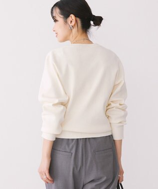 AMERICAN HOLIC クルーネックニットカーディガン Ivory