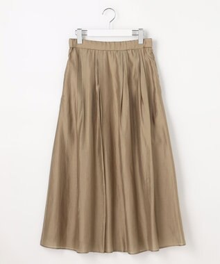 自由区 【カタログ掲載・セットアップ対応】エアリーローンプレーン スカート ベージュ