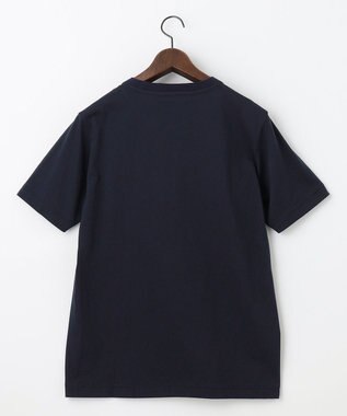 JOSEPH ABBOUD 【オリジナルオーガニックコットン使用】JOE COTTONサッカークルーネック シャツ ネイビー系