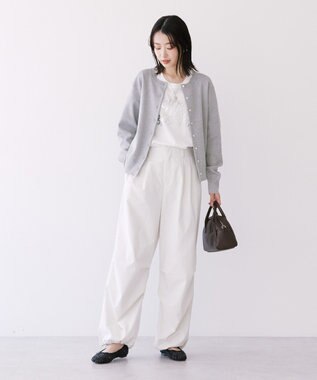 AMERICAN HOLIC クルーネックニットカーディガン Gray Mixture