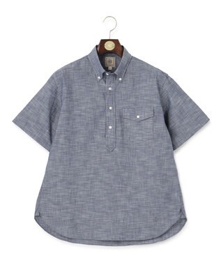 J.PRESS MEN アメリカンコットン ダンガリーシャツ ネイビー系