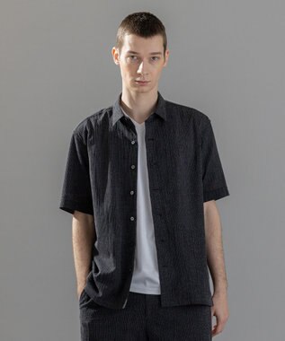 新素材【通気性/洗える/ストレッチ】トリコワッシャーストレッチ　レギュラーカラー半袖シャツ