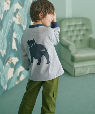 J.PRESS KIDS 【100-130cm】バックブル 長袖カットソー グレー系