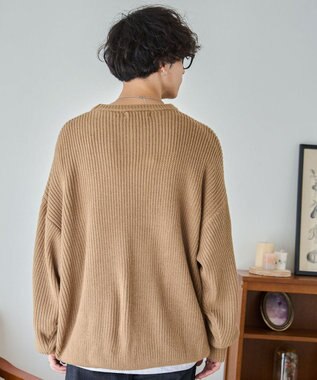 WEGO U.S. POLO ASSN.|別注畔編みニットプルオーバー ベージュ