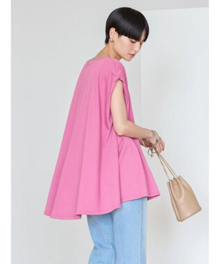 AMERICAN HOLIC 接触冷感フレンチスリーブカットチュニック Pink