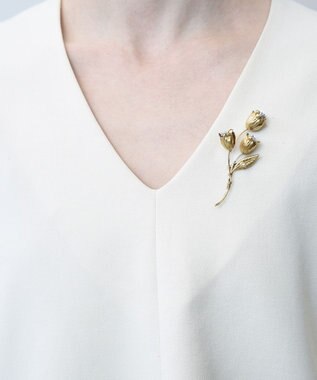 monshiro チューリップブローチ