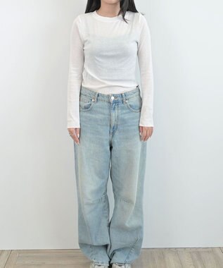 HAAG LONG SLEEVE SHIRT ロングスリーブシャツ ホワイト